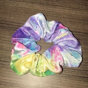 3/$12 Tie Dye Velvet Scrunchie